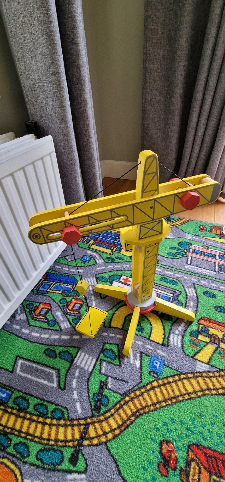 Houten hijskraan, Ophalen, Gebruikt