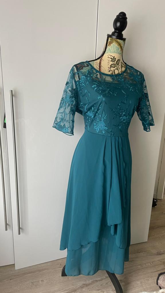 Gala/feestjurk NIEUW!!!, Kleding | Dames, Maat 38/40 (M), Overige kleuren, Nieuw, Ophalen of Verzenden