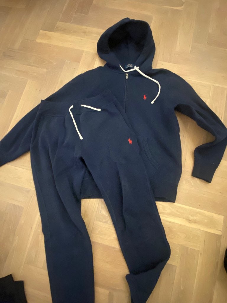 Ralph Lauren trainingspak Xs/S (176), Blauw, Ophalen of Verzenden, Zo goed als nieuw, Voetbal