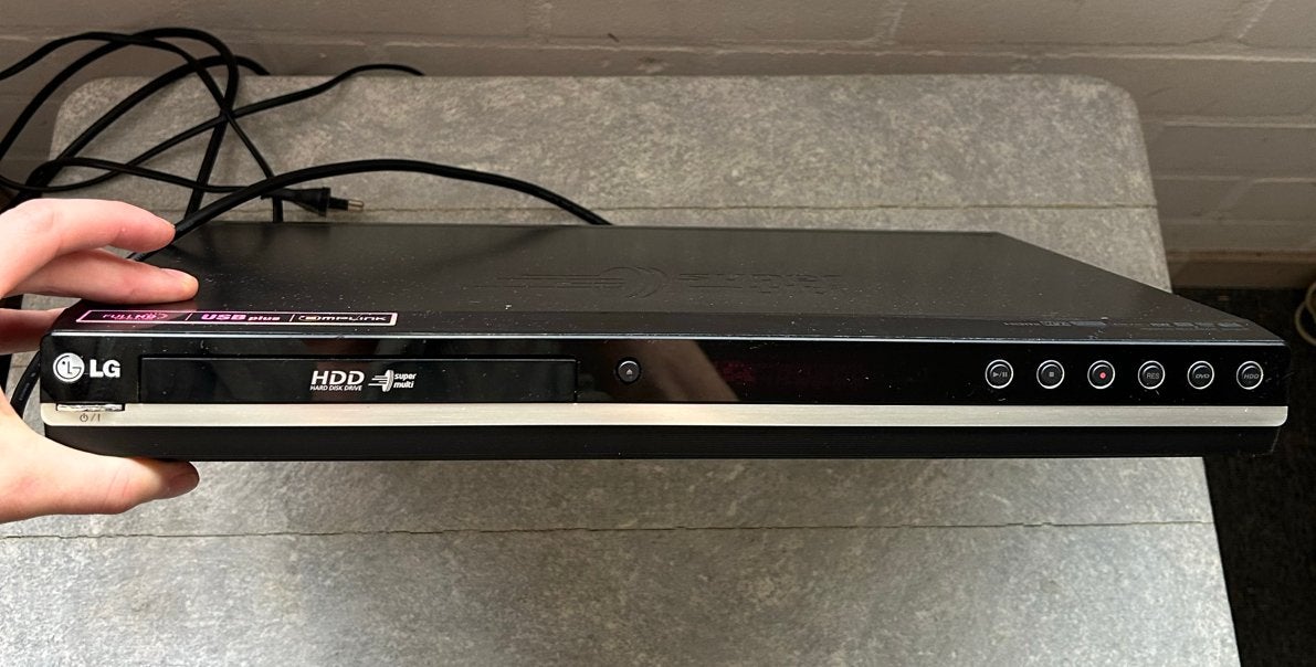 LG DVD Speler met HDD en Super Multi functionaliteit, Audio, Tv en Foto, Dvd-spelers, Dvd-speler, Gebruikt, Met harddisk, Ophalen of Verzenden