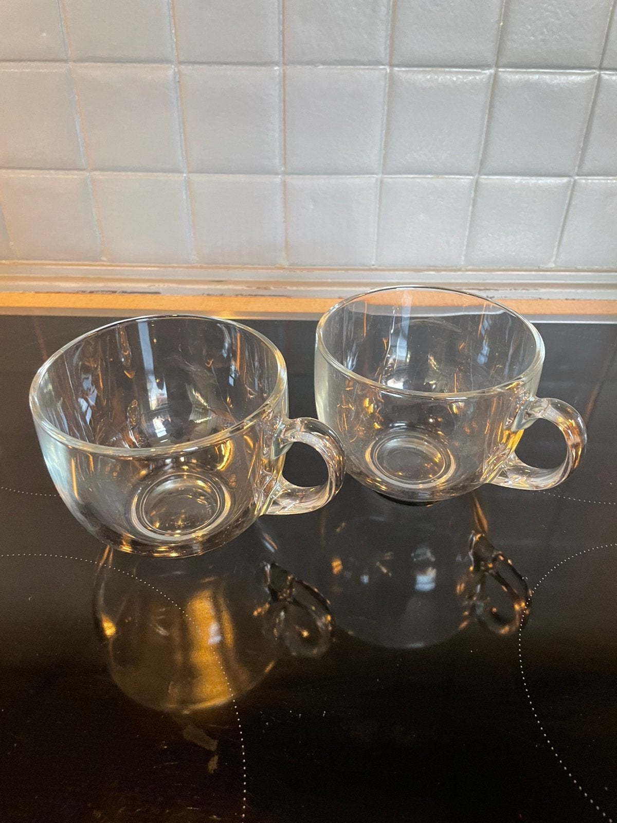 Thee glazen, Verzamelen, Glas en Borrelglaasjes, Ophalen, Zo goed als nieuw, Overige typen