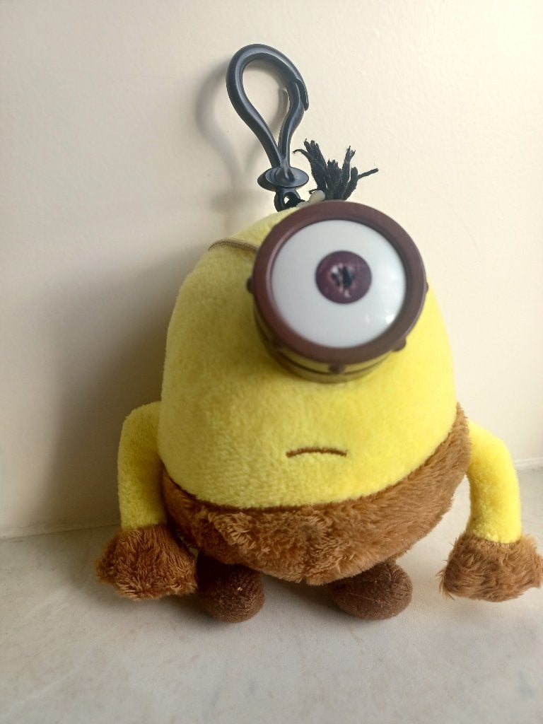 Knuffel Minion, +/- 12 cm lang, Overige typen, Ophalen of Verzenden, Wasbaar, Klein (minder dan 20 cm)