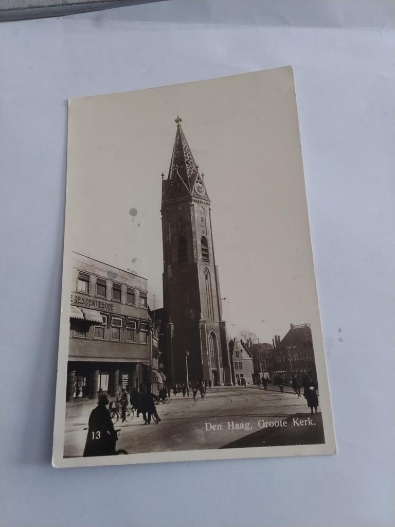 DEN HAAG. GROOTE KERK. 1935, Ophalen of Verzenden, 1920 tot 1940, Zuid-Holland