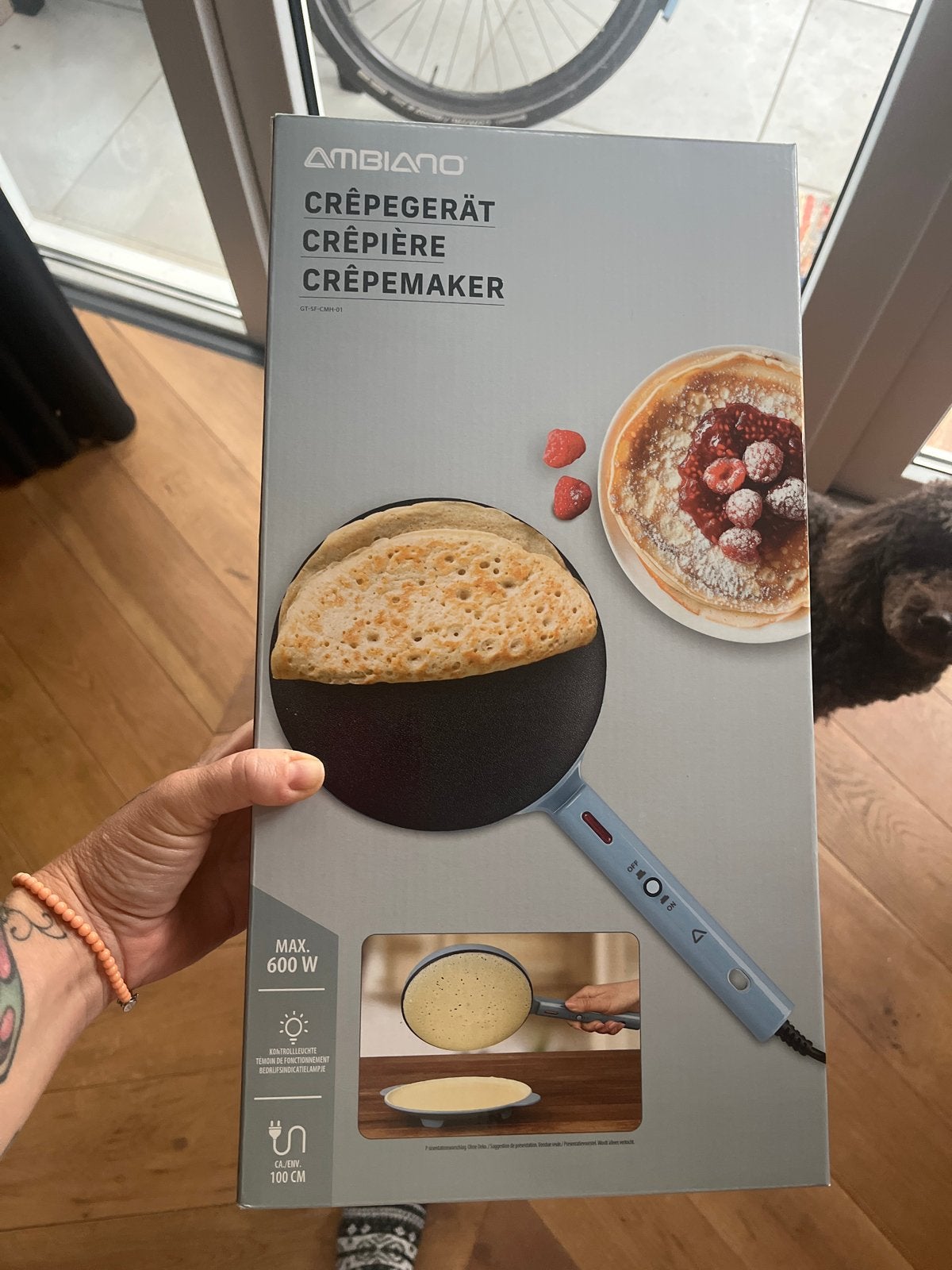 Ambiano Crêpemaker - Nieuw in doos, Huis en Inrichting, Overige typen, Ophalen of Verzenden, Nieuw, Overige merken