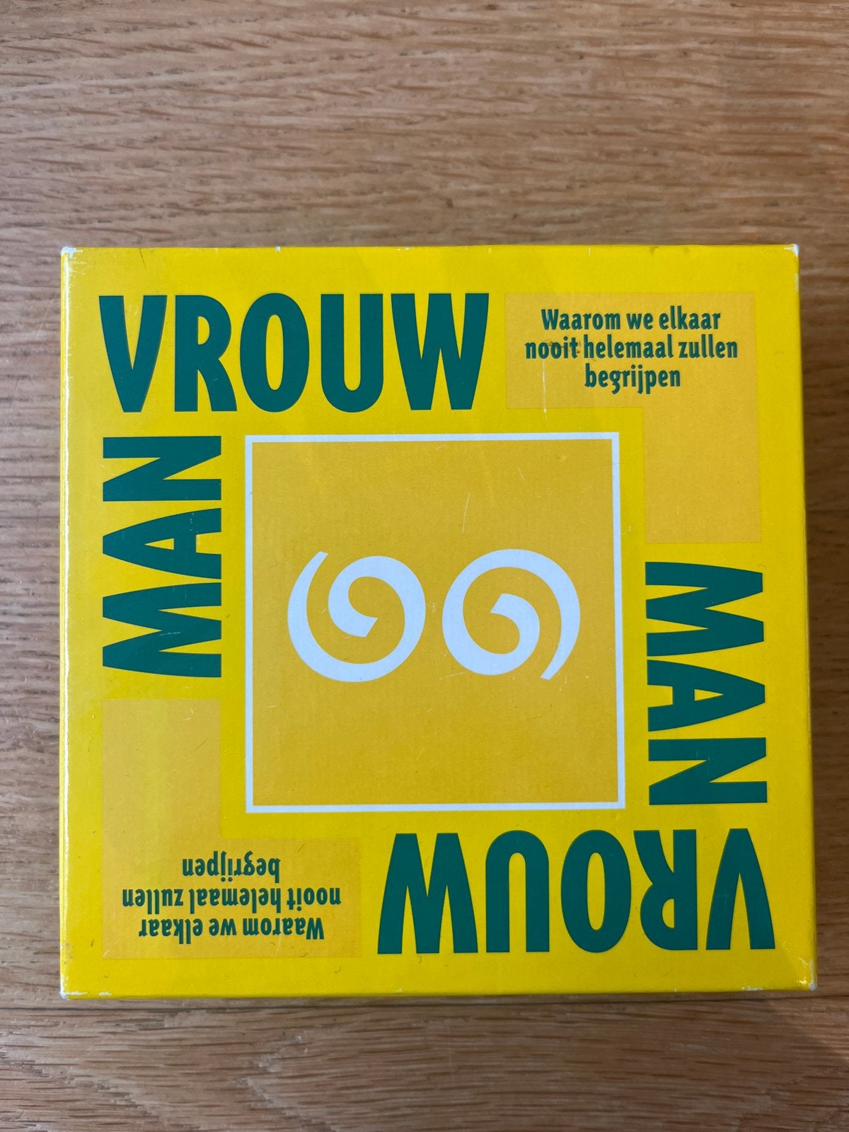 ManVrouw: Waarom we elkaar nooit helemaal zullen begrijpen, Drie of vier spelers, Ophalen of Verzenden, Zo goed als nieuw