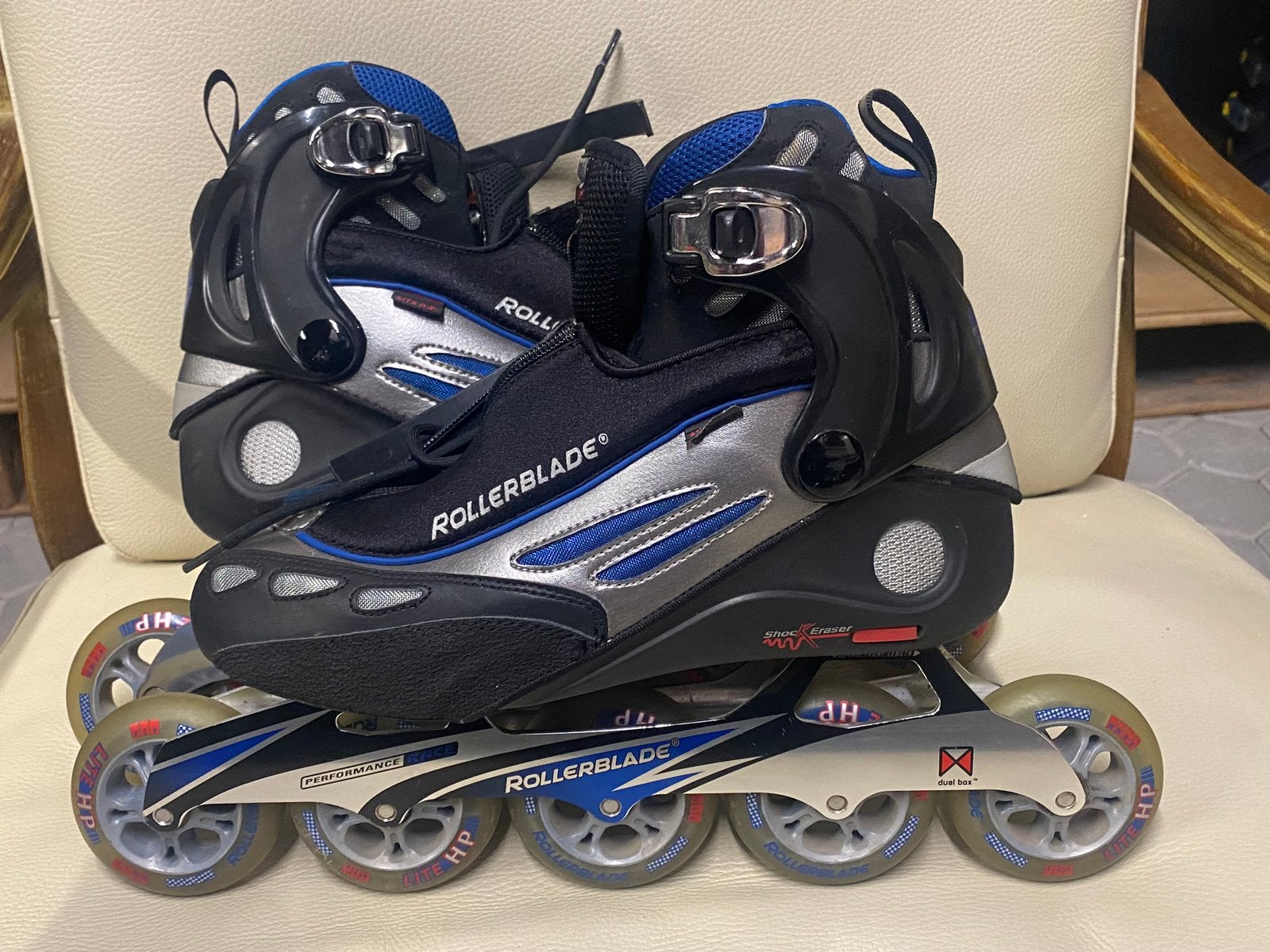 Rollerblade Lightning 07 skeelers maat 40.5, Sport en Fitness, Skeelers, Overige merken, Inline skates 5 wielen, Ophalen of Verzenden