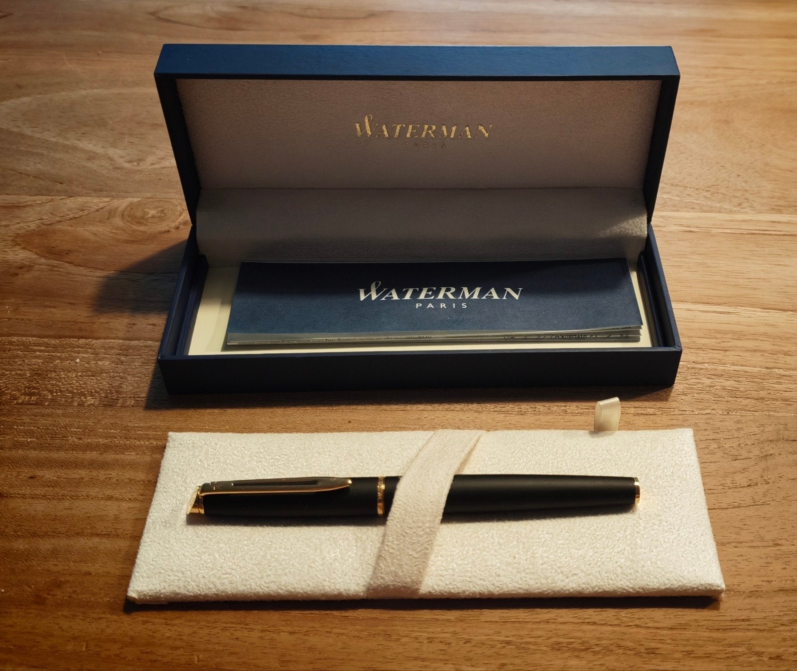 Waterman Hémisphère Rollerball Pen – Matt Black GT - NIEUW, Balpen, Nieuw, Met doosje, Ophalen of Verzenden