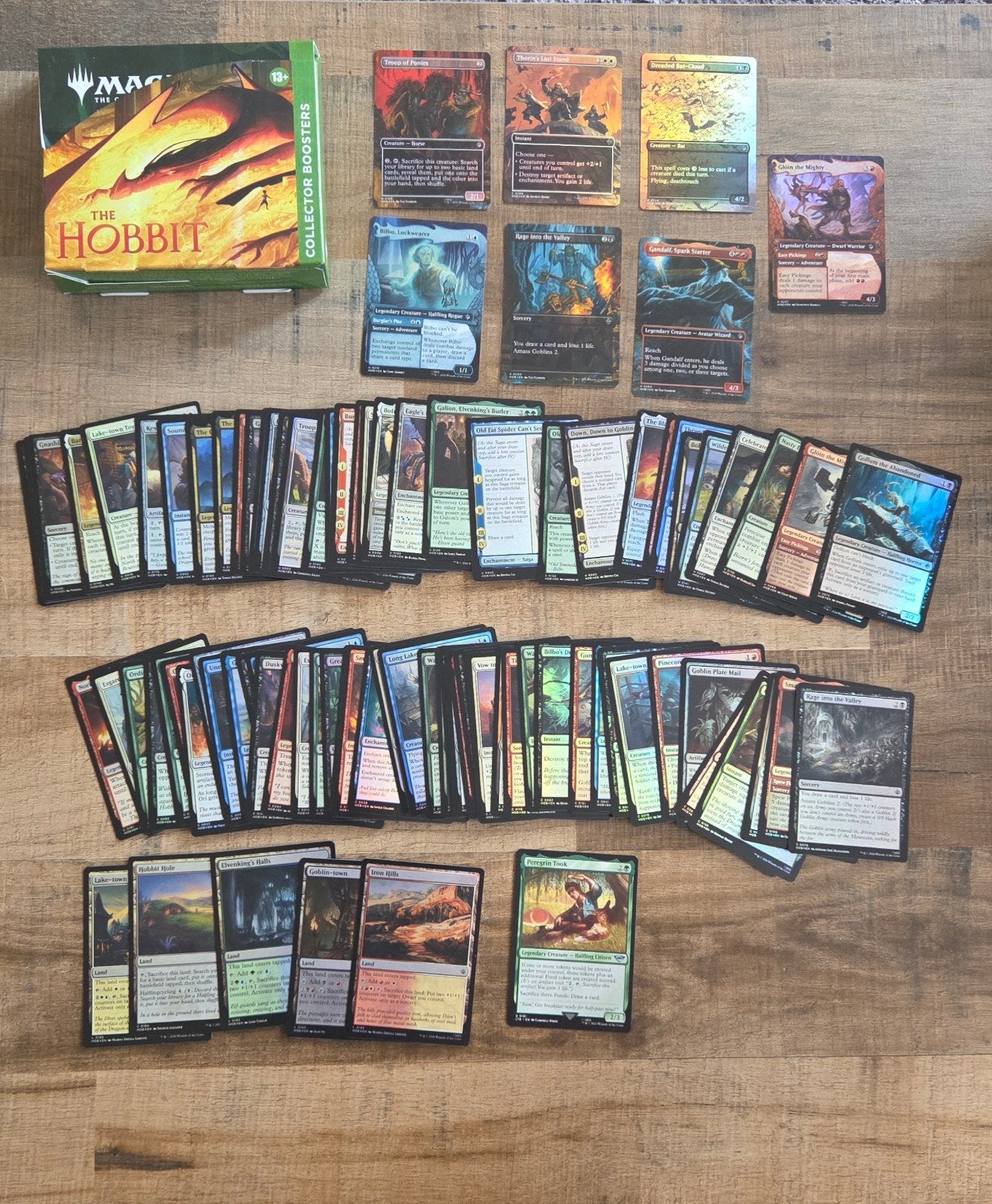 The Hobbit Mtg collector boosterbox restant, Ophalen of Verzenden, Nieuw, Meerdere kaarten, Foil