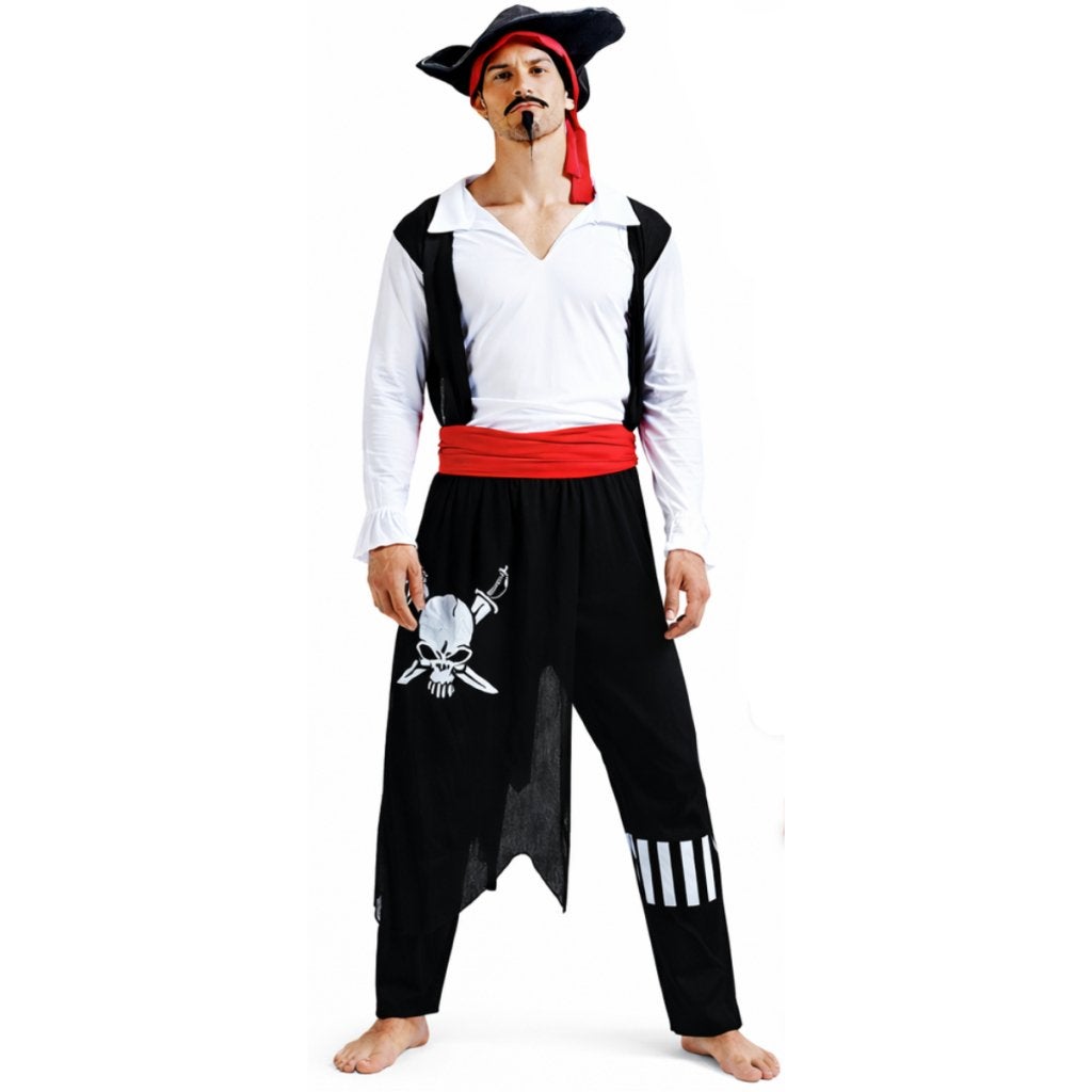 Piratenkostuum voor heren – 4-delige - Maat Maat 48/50 (M), Kleding | Heren, Carnavalskleding en Feestkleding, Niet ingevuld, Niet ingevuld