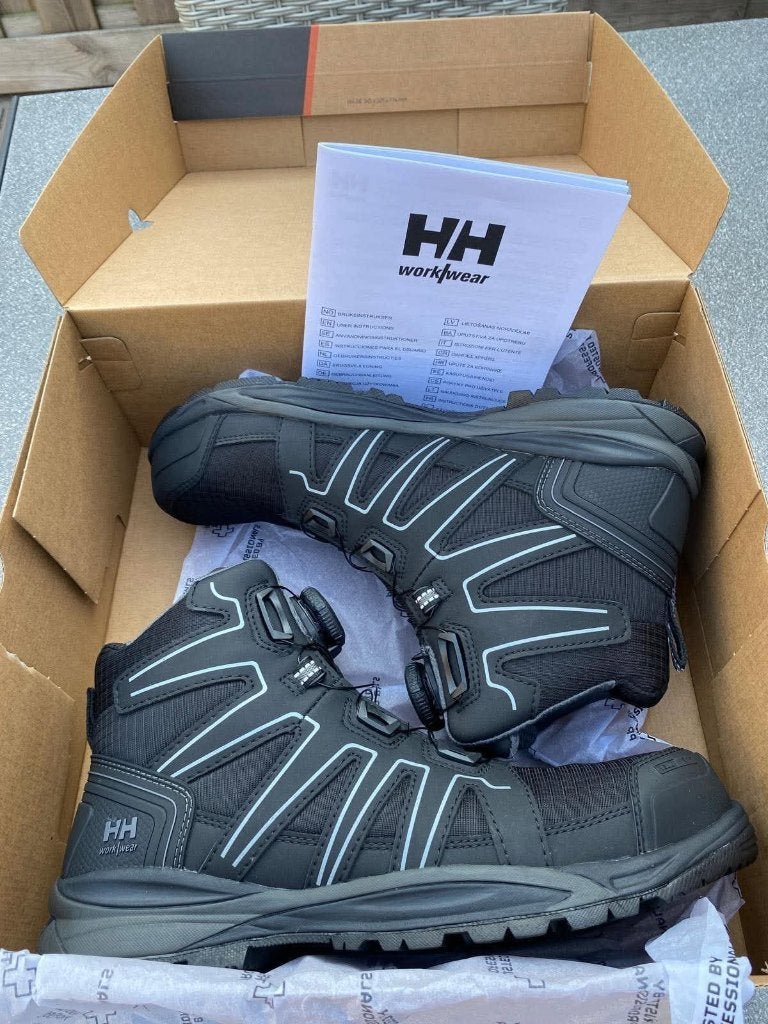 Helly Hansen Manchester Mid Boa S3 hoge werkschoenen maat 45, Helly Hansen, Zwart, Nieuw, Ophalen of Verzenden