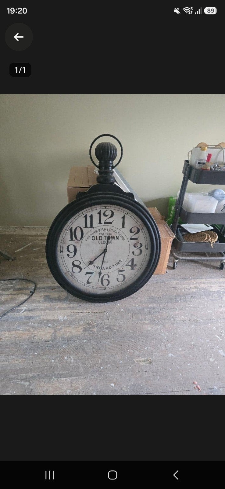 Gousset wandklok in zakhorloge-stijl - Old Town Clocks, Ophalen of Verzenden