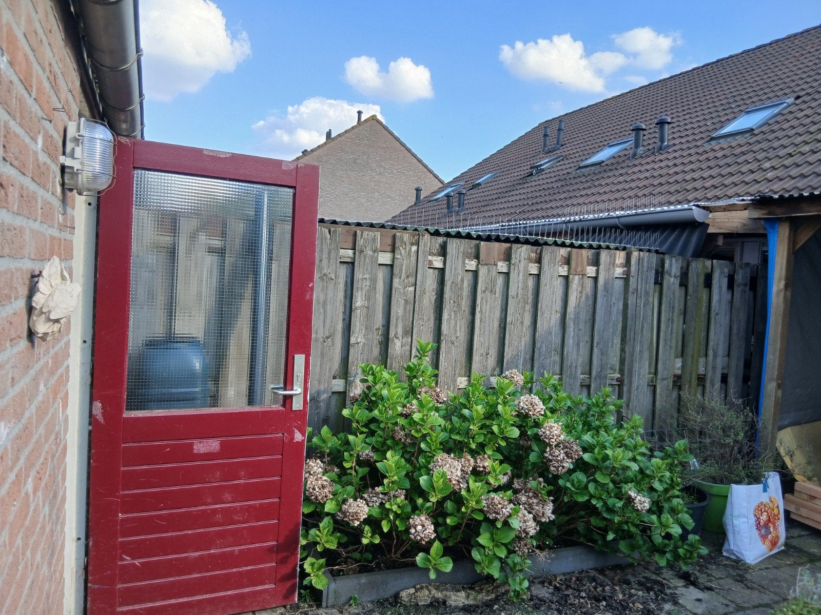 Schutting, Tuin en Terras, Minder dan 3 meter, Ophalen of Verzenden, Hout, 1 tot 2 meter