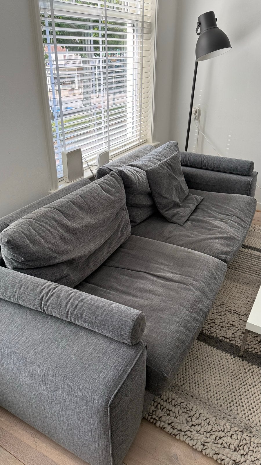 Gratis af te halen! Ruime tweezitsbank, Huis en Inrichting, Banken | Bankstellen, Ophalen, 250 tot 300 cm, Gebruikt, Tweepersoons