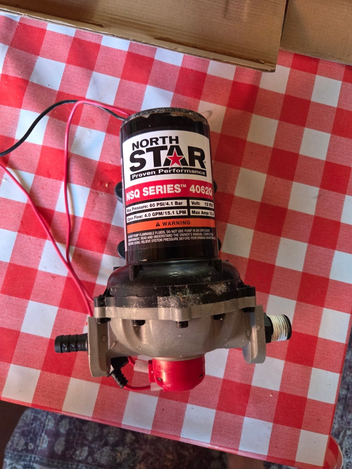 Membraanpomp North Star 12V 15.1LPM 13Amp, Ophalen of Verzenden, Zo goed als nieuw, Dompelpomp