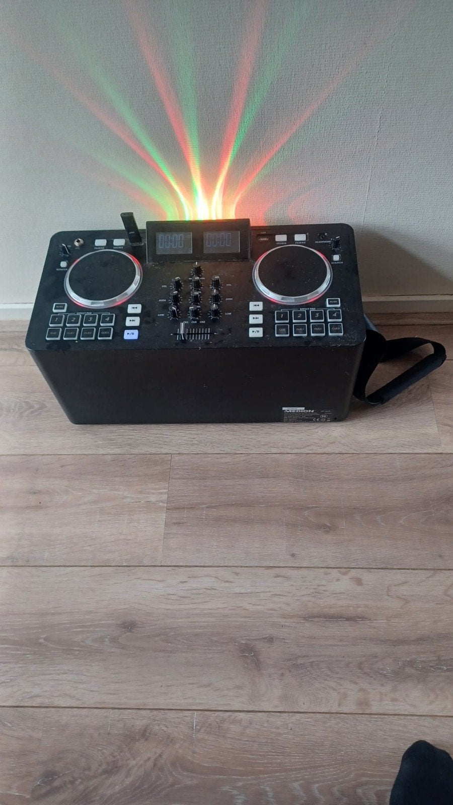 Medion Draagbare Bluetooth Speaker met DJ Functie, Gebruikt, Draagbaar, Speakers, Ophalen
