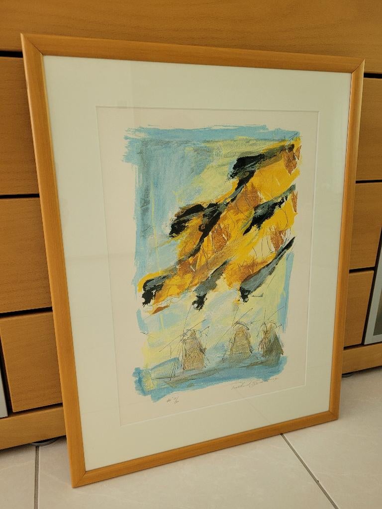 Zeefdruk Richard Smeets: Doorkijk (genummerd en gesigneerd), Ophalen