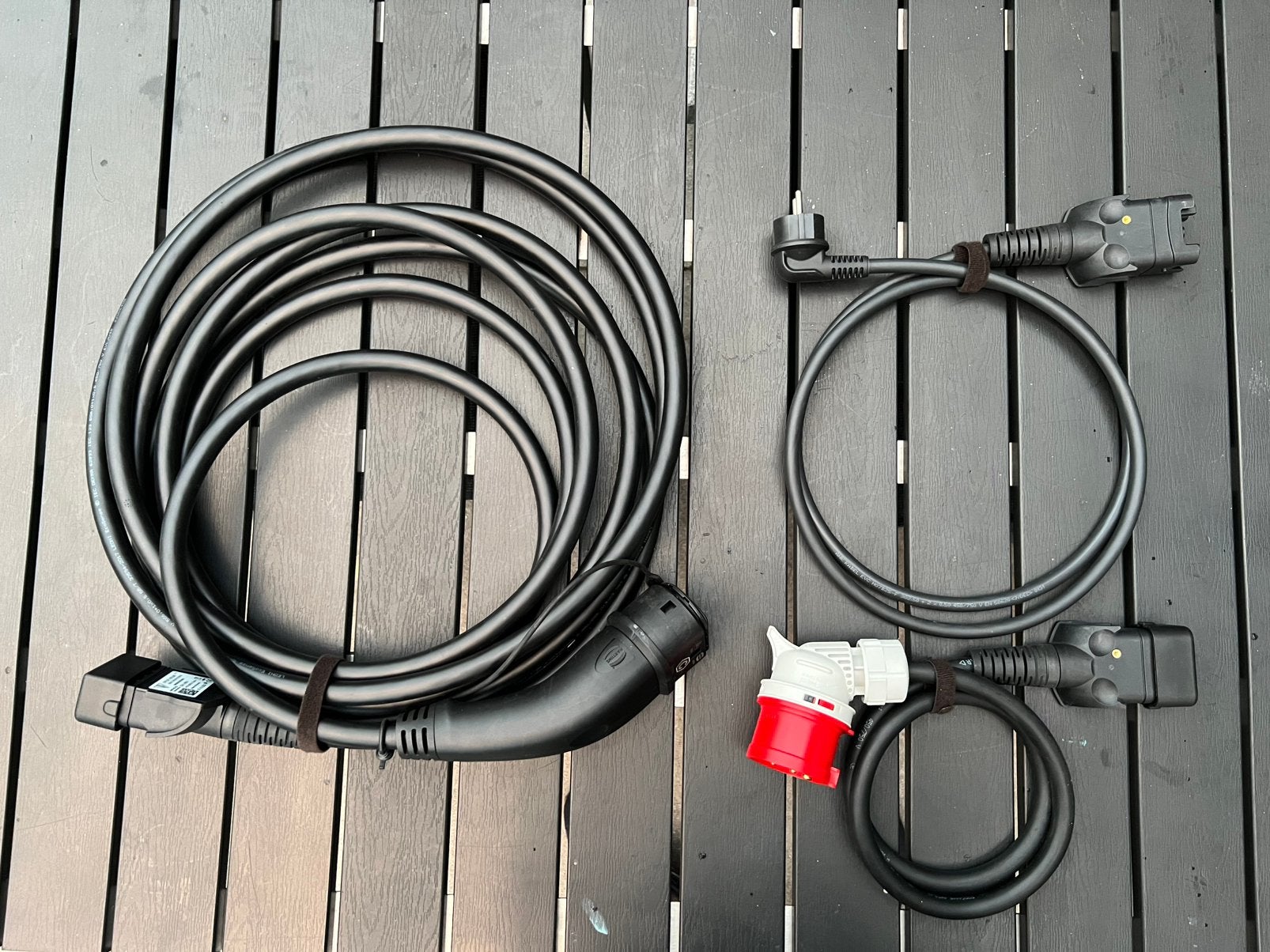Set Porsche Taycan Ladekabels 3 stuks Audi e-tron Gt, Ophalen of Verzenden, Zo goed als nieuw