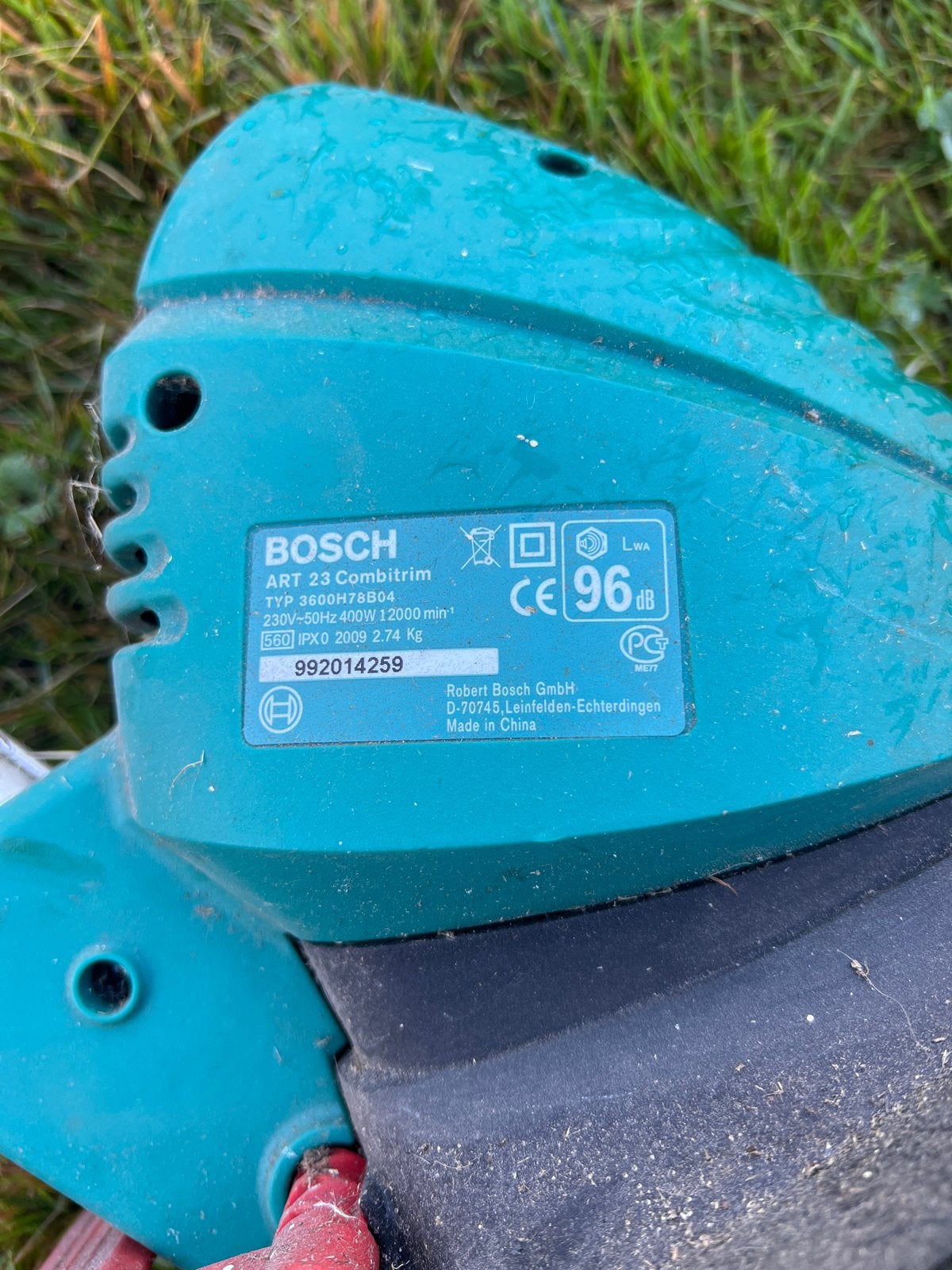 Bosch ART 23 Combitrim elektrische grastrimmer, Tuin en Terras, Ophalen, Cirkelmaaier, Gebruikt, Elektrische grasmaaier