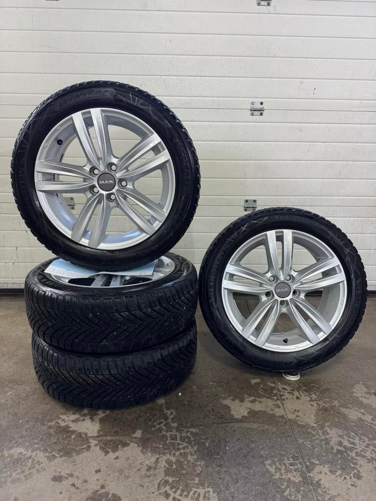MAK 16” velgen Volkswagen Polo / Seat Ibiza winterset, Ophalen, 16 inch, Banden en Velgen, Winterbanden