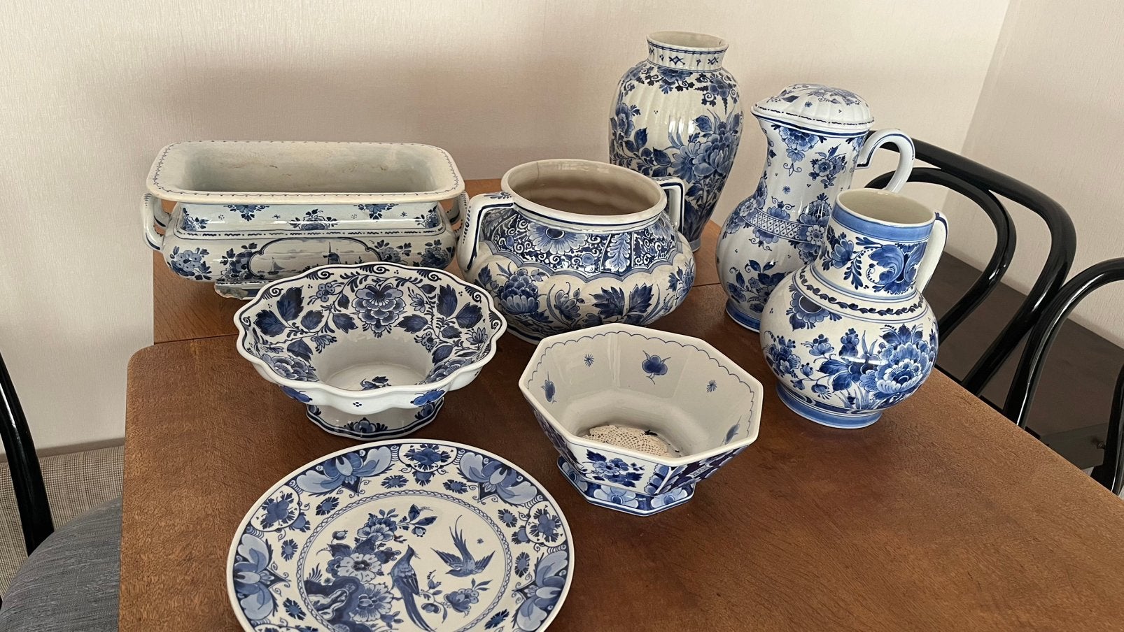 Delfts Blauw porselein,origineel, Ophalen