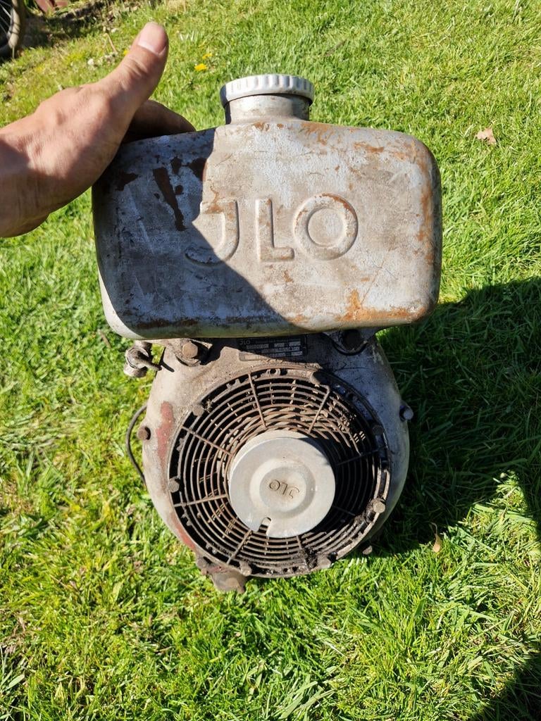 JLO Stationaire Motor - Vintage Benzine Motor, Doe-het-zelf en Verbouw, Motoren, Ophalen, Gebruikt, Benzinemotor, 1800 rpm of meer