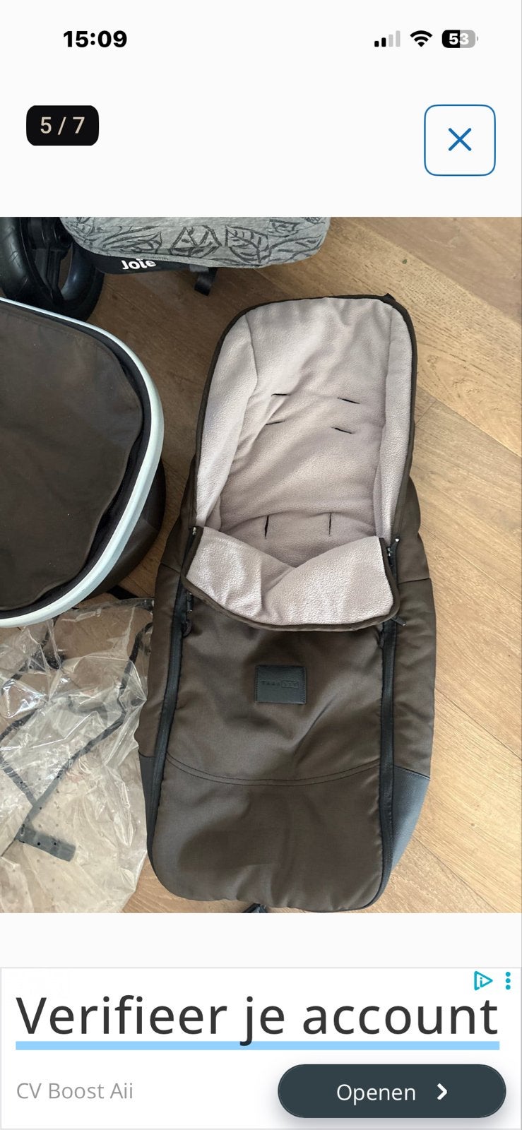 Mutsy transit combiwagen, 3 in 1 autostoel en accessoires, Gebruikt, Combiwagen, Met autostoeltje, Ophalen