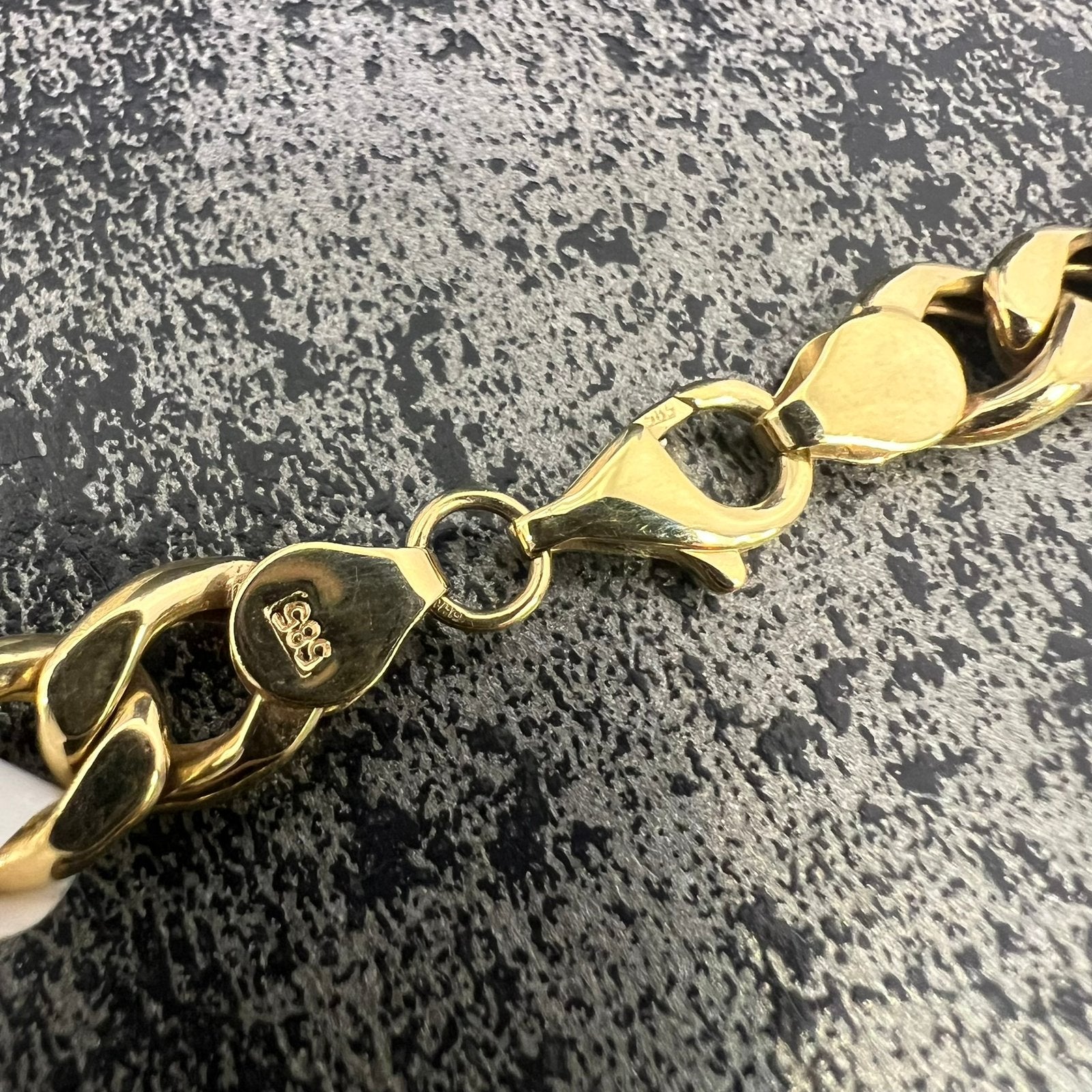 14k gouden ketting cuban schakel nieuw, Sieraden, Tassen en Uiterlijk, Kettingen, Ophalen of Verzenden, Nieuw, Goud