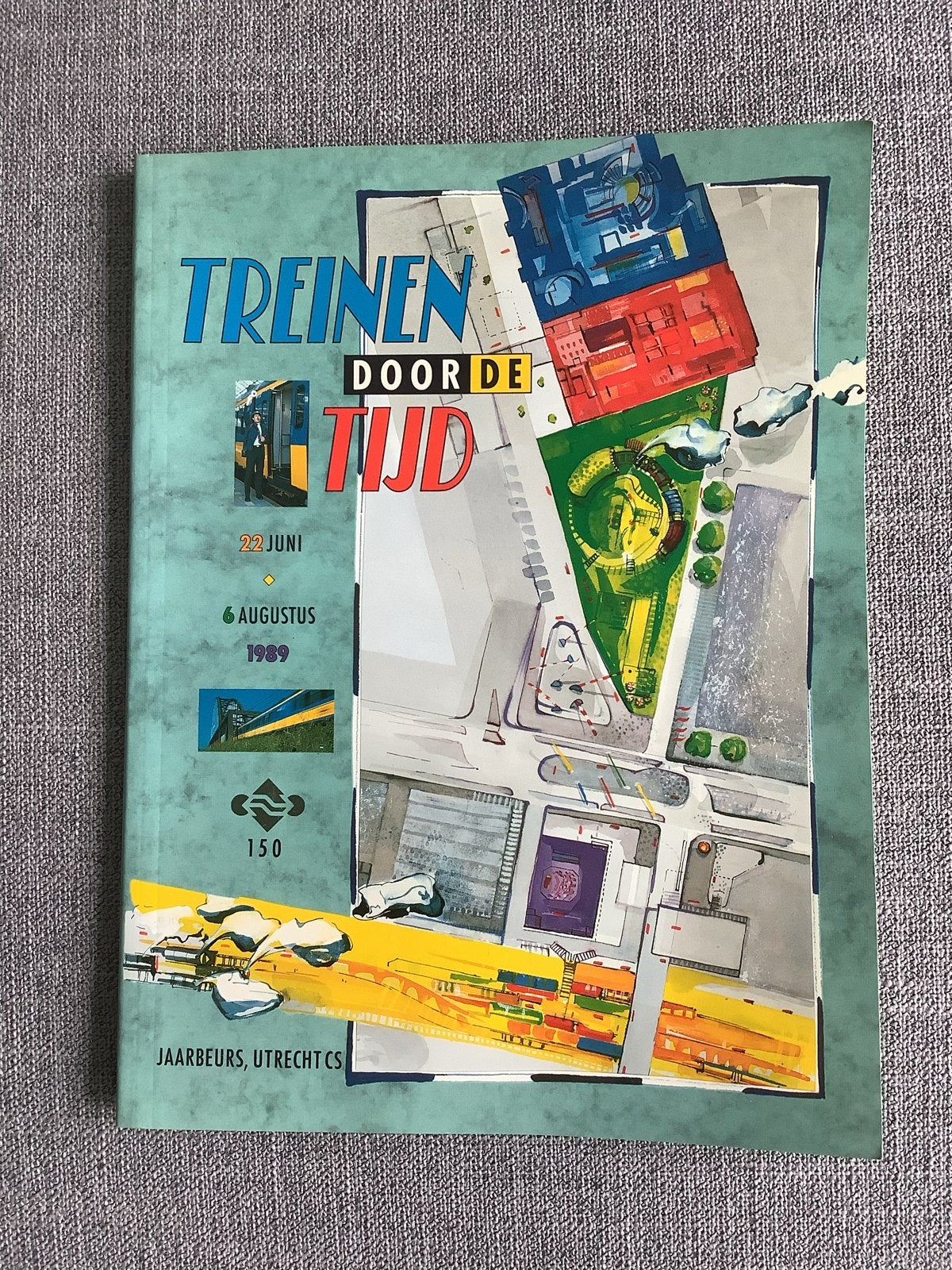 NS 150 jaar: Treinen door de Tijd tentoonstellingsboekje, Ophalen of Verzenden, Gelezen, Trein