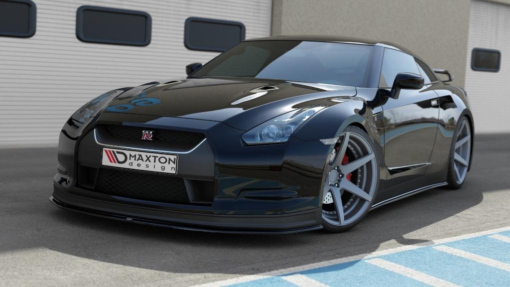 Voorlip spoiler sideskirt - Nissan GTR GT-R R35 07-10, Ophalen of Verzenden