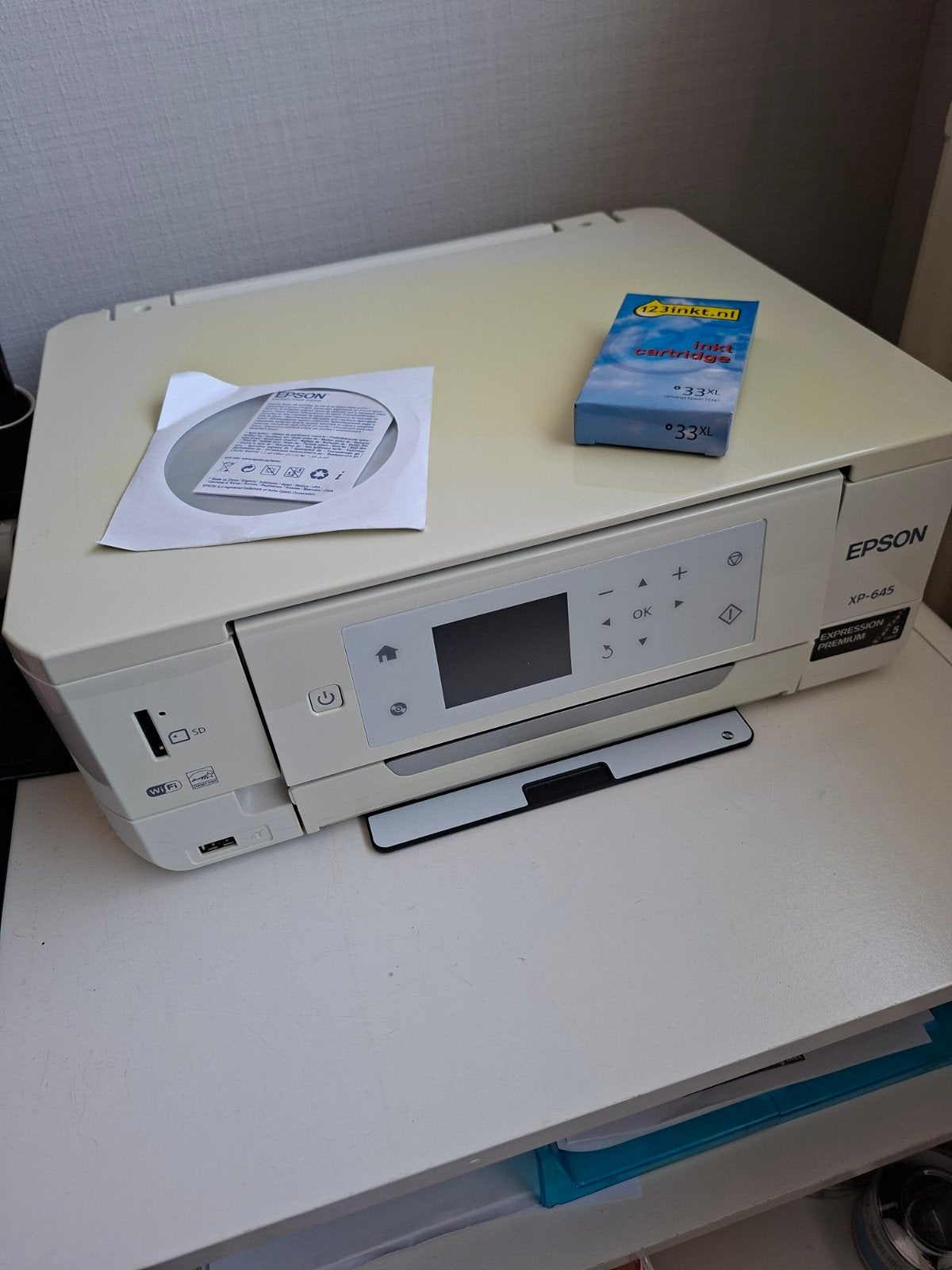 Epson XP-645 All-in-One Printer en een HP 3632, Ophalen, Kleur printen, Gebruikt, All-in-one