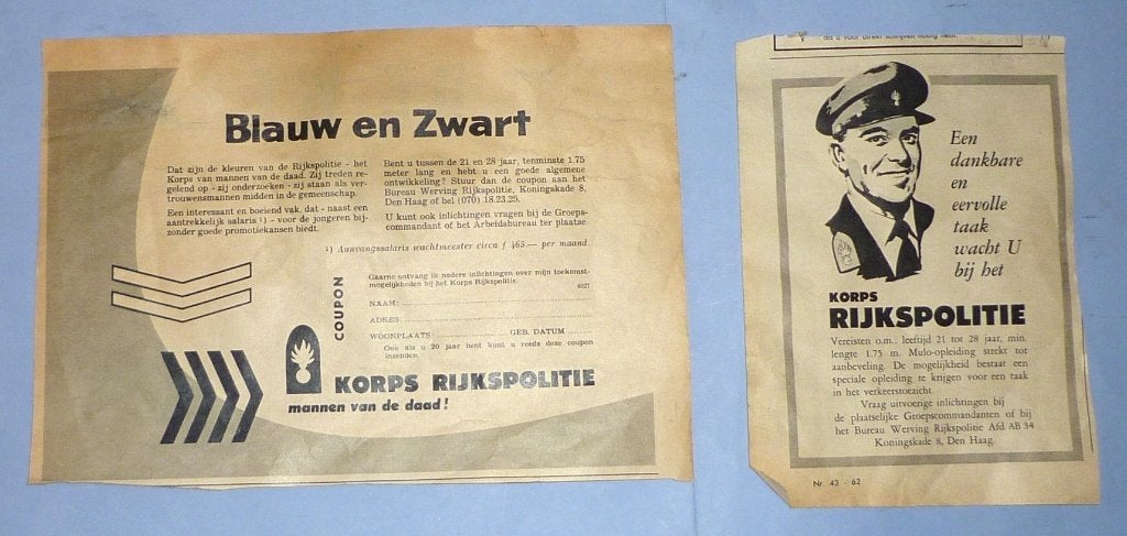 Korps Rijkspolitie 1959 - 1962, Verzamelen, Militaria | Algemeen, Ophalen of Verzenden, Landmacht, Nederland, Boek of Tijdschrift