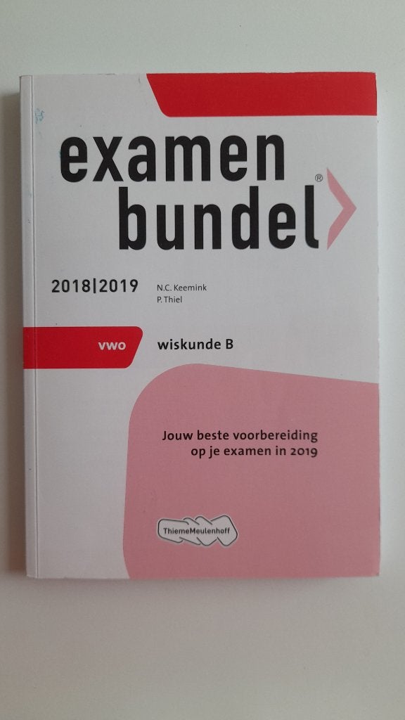 Examenbundel Wiskunde B VWO, ThiemeMeulenhoff, Ophalen of Verzenden, Zo goed als nieuw, Overige onderwerpen