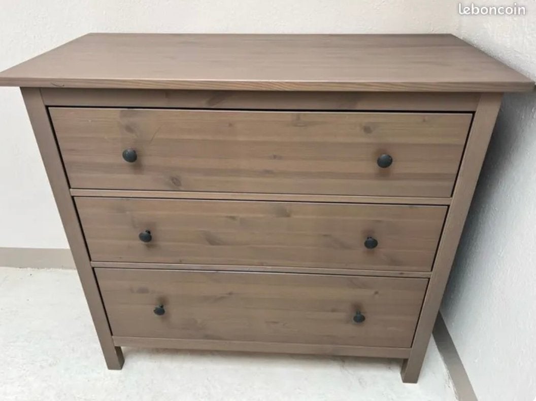 IKEA Hemnes ladenkast commode taupe, Huis en Inrichting, Kasten | Ladekasten, Ophalen, Overige materialen, 100 tot 150 cm, Zo goed als nieuw