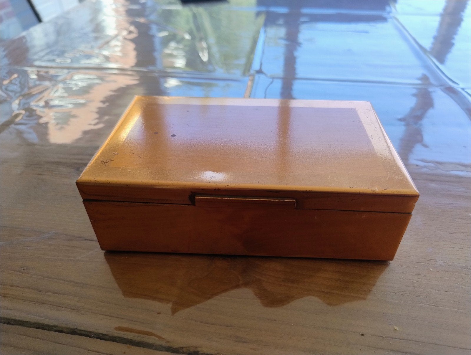 Coppercraft Ltd. Handgemaakt vintage Sigaren Kistje, Antiek en Kunst, Ophalen of Verzenden