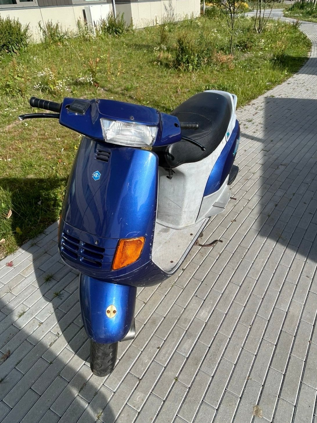 Piaggio Quartz 50cc scooter - Blauw/Grijs, Ophalen, Gebruikt, Overige typen, Piaggio