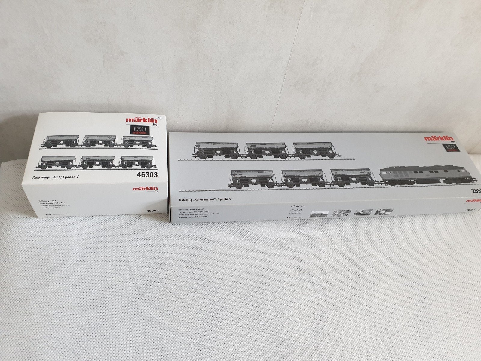 Märklin 26551 ESU  sound digitaal ludmilla met 12 wagons ovp, Wisselstroom, Treinset, Nieuw, Ophalen of Verzenden