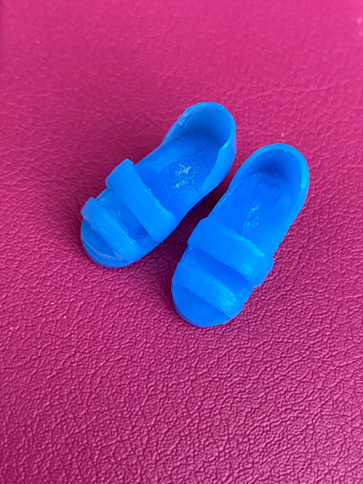 Vintage Daisy Mary Quant  blauwe strap schoenen niet Barbie, Verzenden, Kleertjes