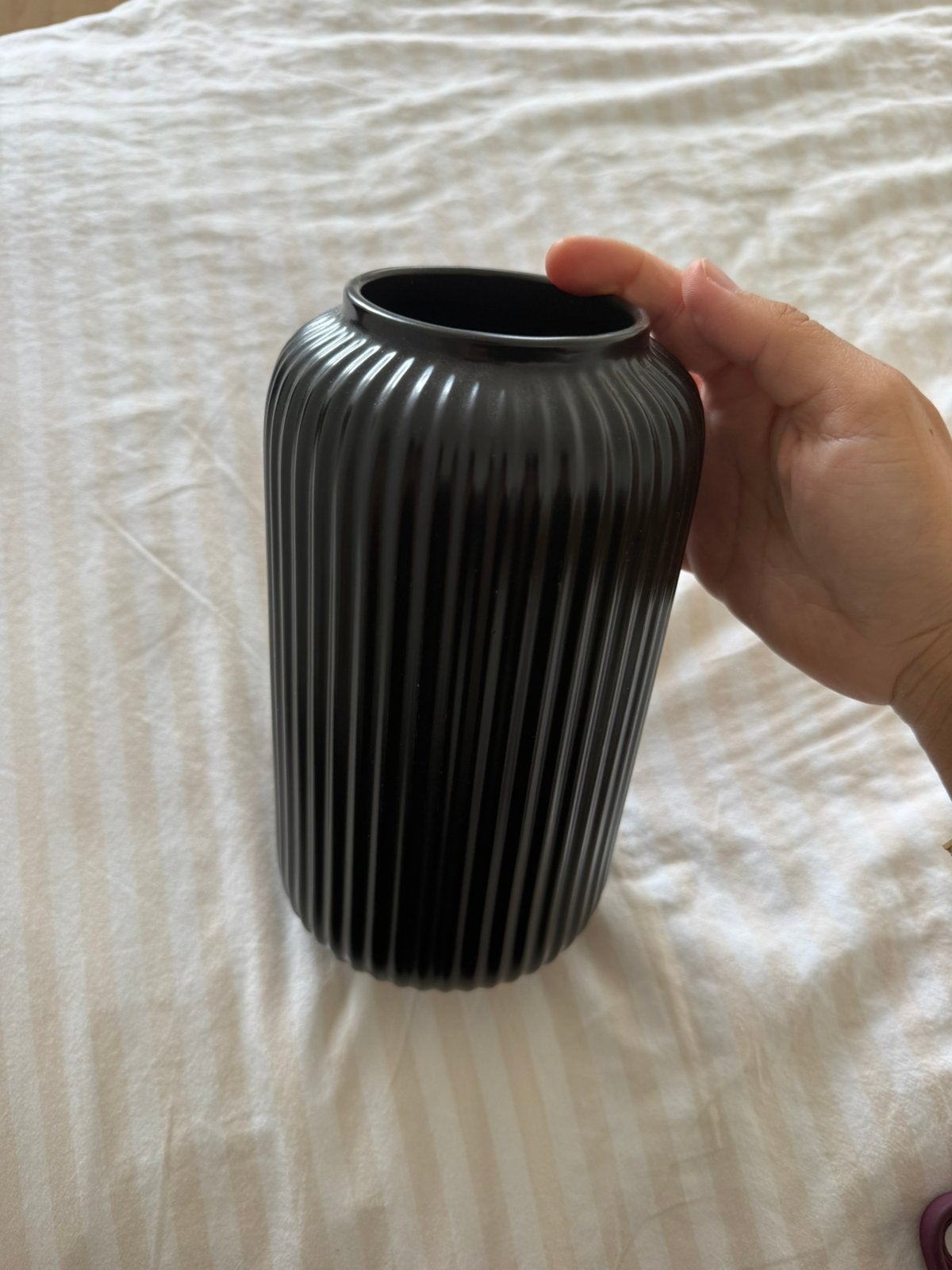 Ikea vaas, Ophalen