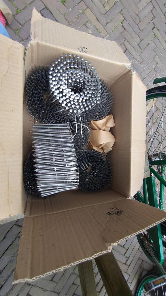 Coilnagels 2,5 x 64/65 Draad gebonden RVS A2 Lenskop, Doe-het-zelf en Verbouw, IJzerwaren en Bevestigingsmiddelen, 50 tot 100 mm