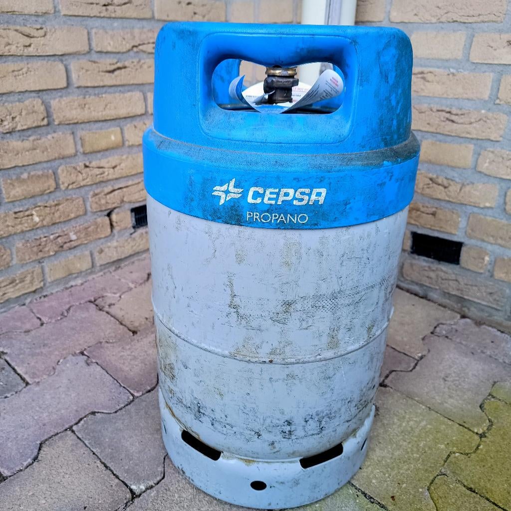 Spaanse Lege gasfles, Caravans en Kamperen, Kampeeraccessoires, Ophalen, Gebruikt