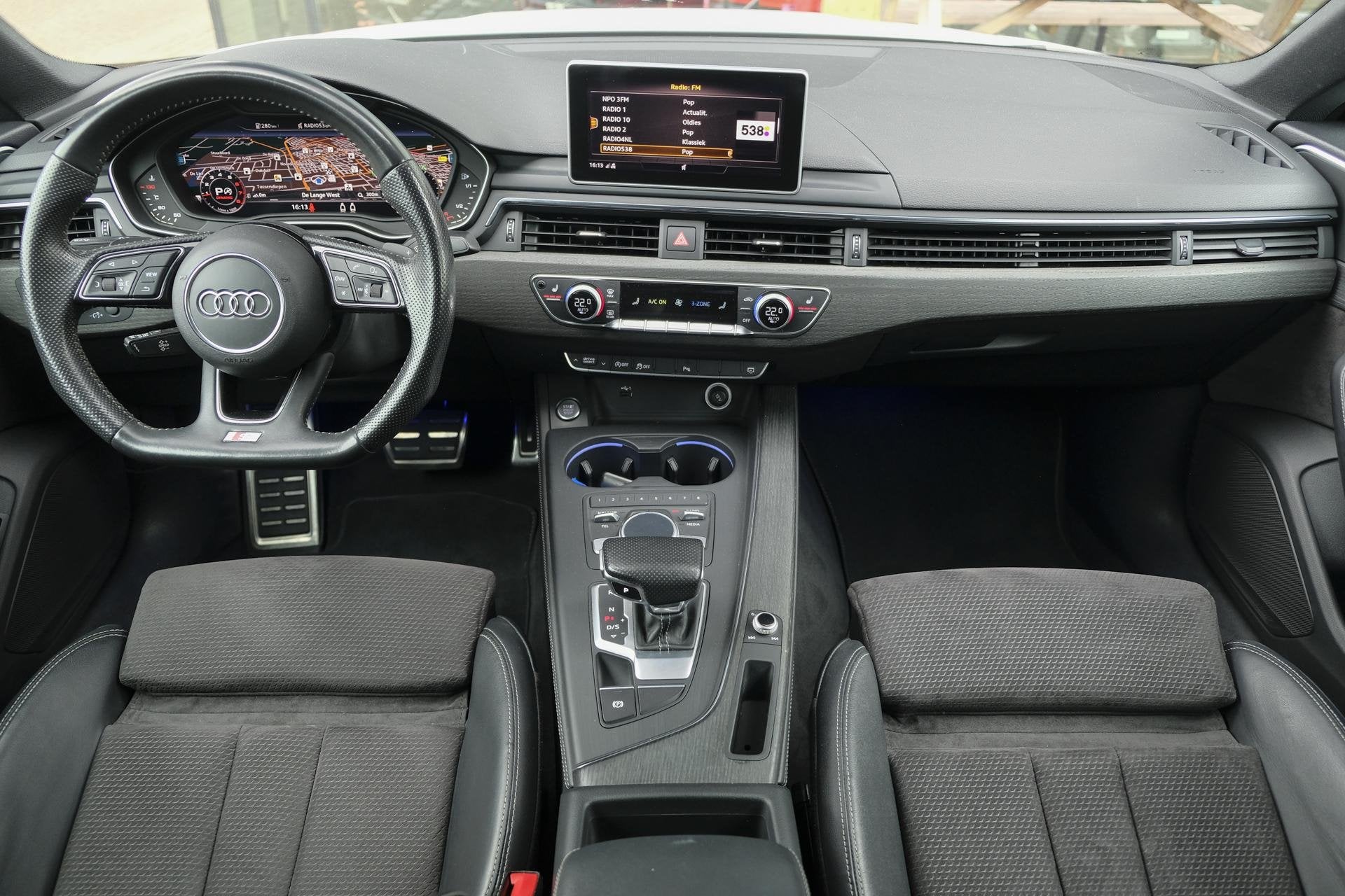 Audi A5 Sportback 2.0 TFSI 190pk S-line Carplay 20" LMV Roto, Auto's, Audi, Gebruikt, 1984 cc, Automatische klimaatregeling, Wit