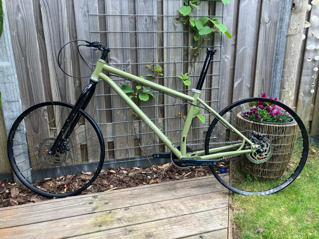 Pipedream Sirius s5 Long rollend chassis vintage green, Fietsen en Brommers, Ophalen
