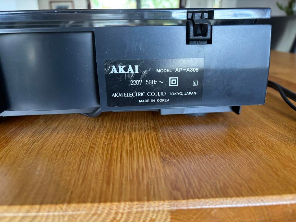 Akai pickup., Gebruikt, Pitch-regelaar, Ophalen of Verzenden, Platenspeler