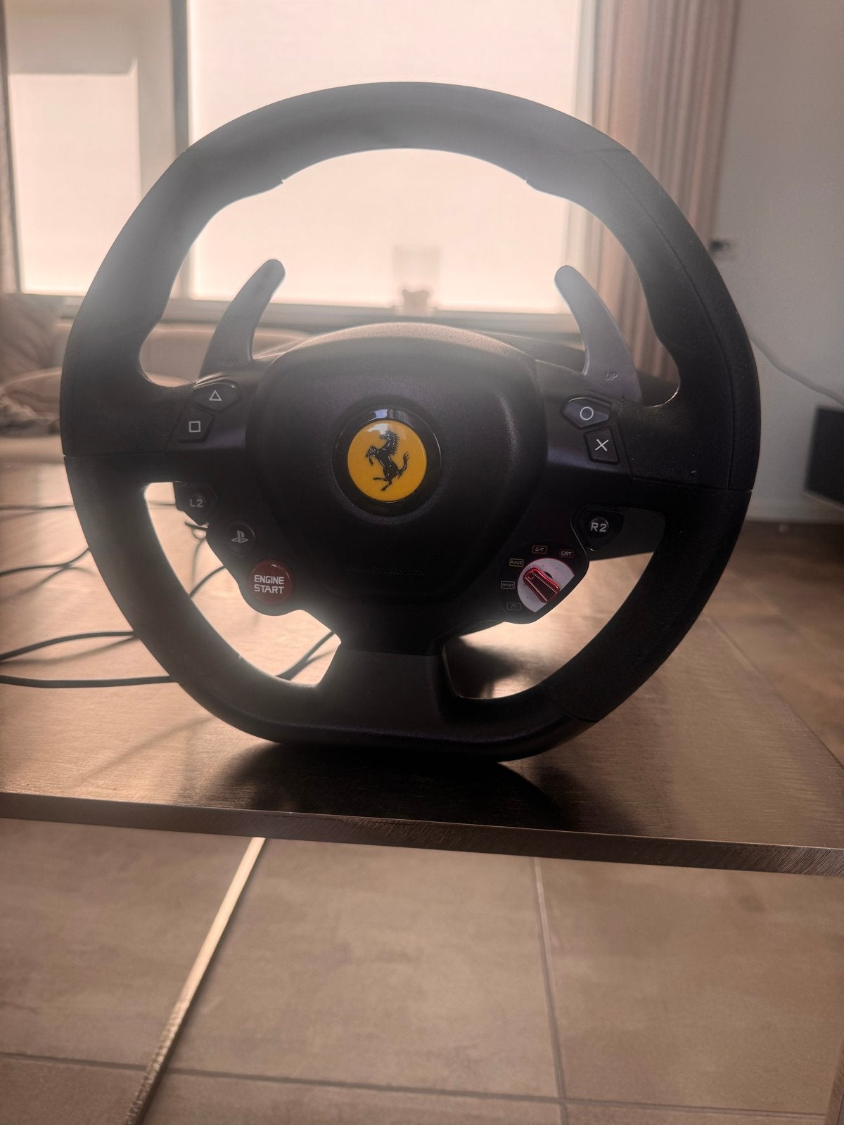 Thrustmaster T80 Ferrari stuur voor PS4, PS5 en PC, Ophalen, Zo goed als nieuw, Stuur of Pedalen, PlayStation 4