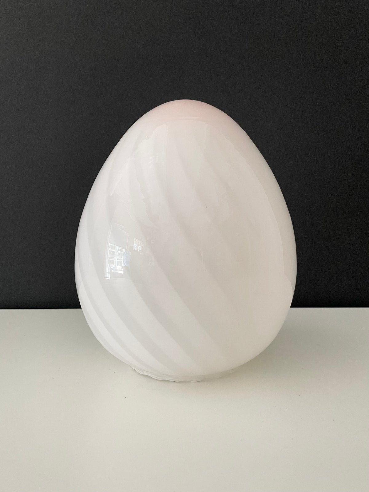 Prachtige vintage Murano Egg lamp, tafellamp, jaren 70, Gebruikt, -, -, Ophalen of Verzenden
