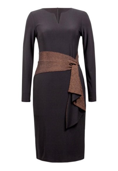 Joseph Ribkoff elegante chique jurk met glitterband mt 42, Kleding | Dames, Meerkleurig, ., Maat 42/44 (L), Joseph Ribkoff