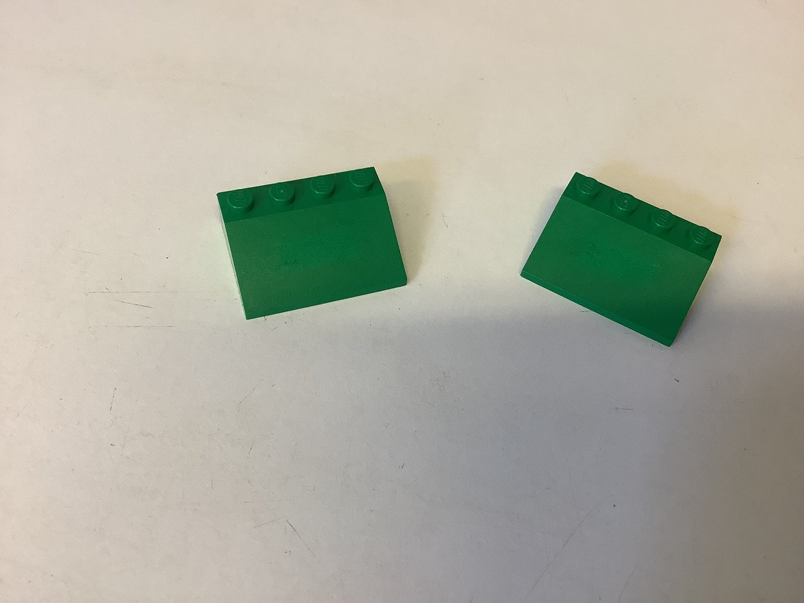 Lego dakpan 33 3x4 groen, Ophalen of Verzenden, Gebruikt, Losse stenen, Lego