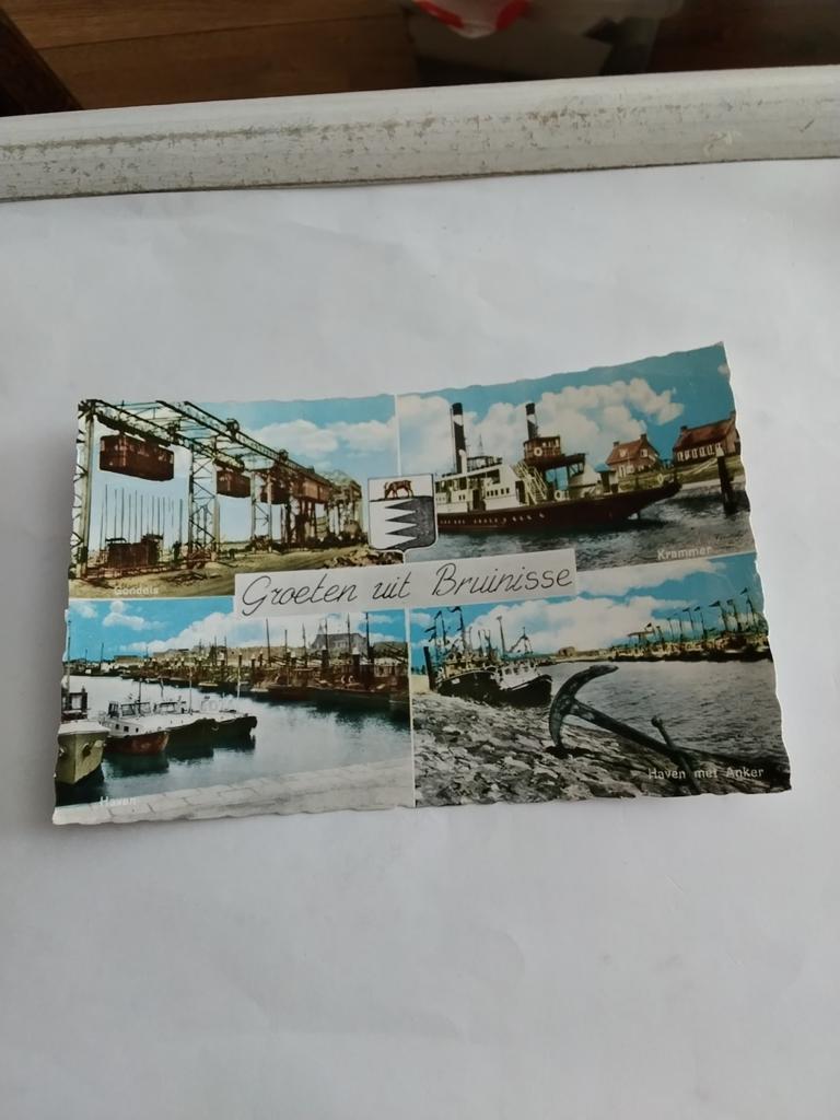 GROETEN UIT  BRUINISSE. 4 afbeeldingen, Ophalen of Verzenden, 1960 tot 1980