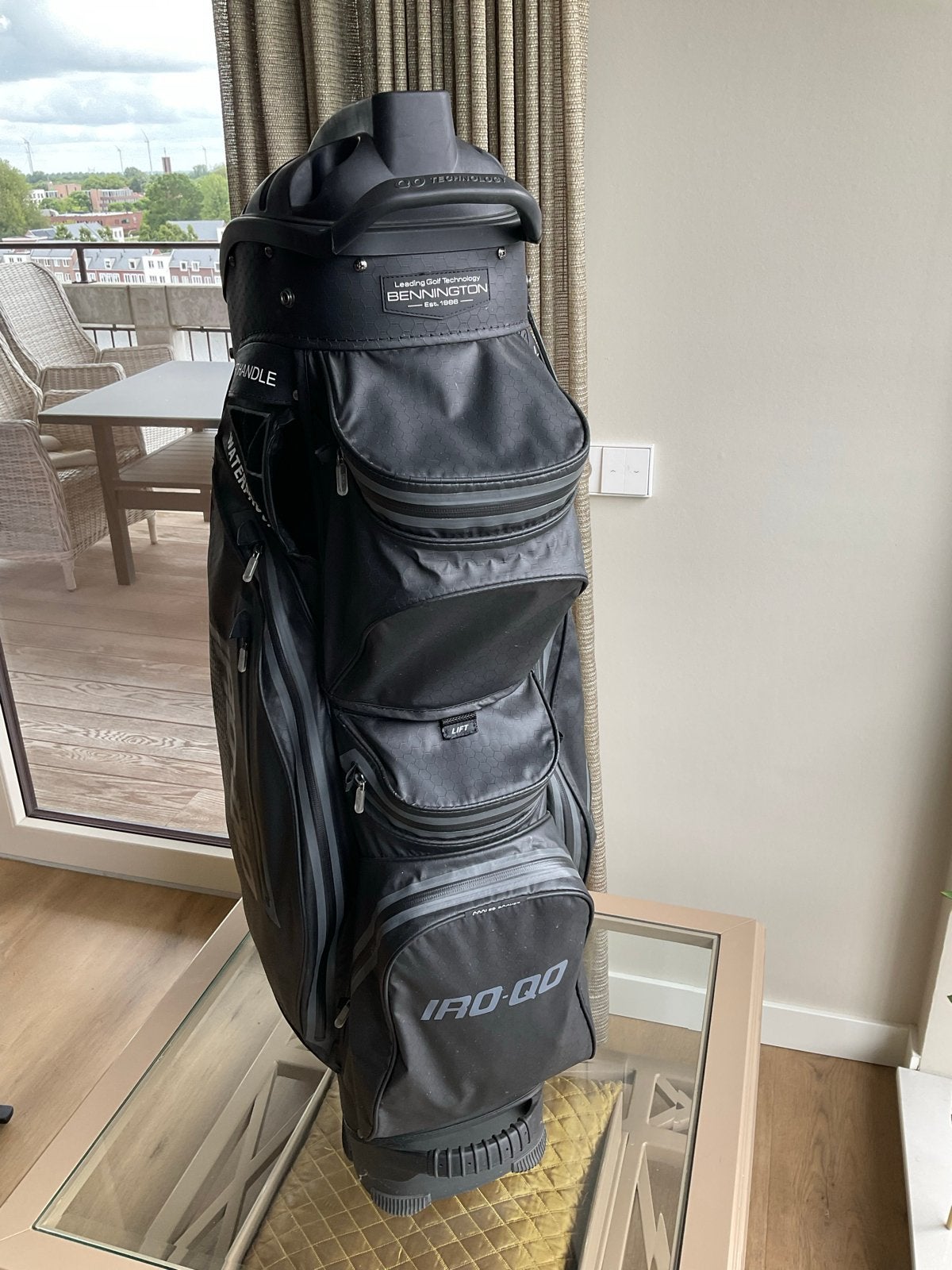 Bennington IRO-QO Waterdichte Golftas - Zo goed als nieuw, Sport en Fitness, Golf, Ophalen, Zo goed als nieuw, Tas, Overige merken