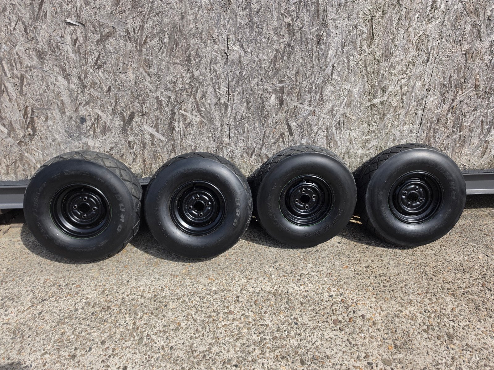 Quad Wielen Set 4x110 – Duro (Yamaha, Honda, Suzuki), Gebruikt, Banden en Velgen, 12 inch, Ophalen